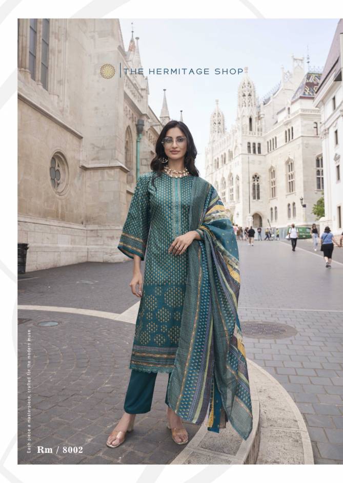 Roz Meher By The Hermitage lawn Karachi Cotton Dress Material Wholesale Shop In Surat